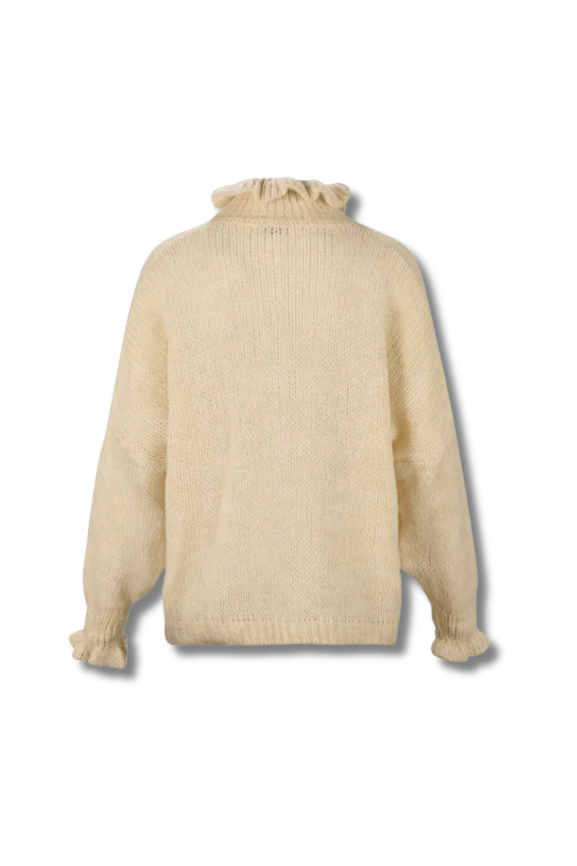 EMELY – Weicher Strick-Cardigan mit Rüschen